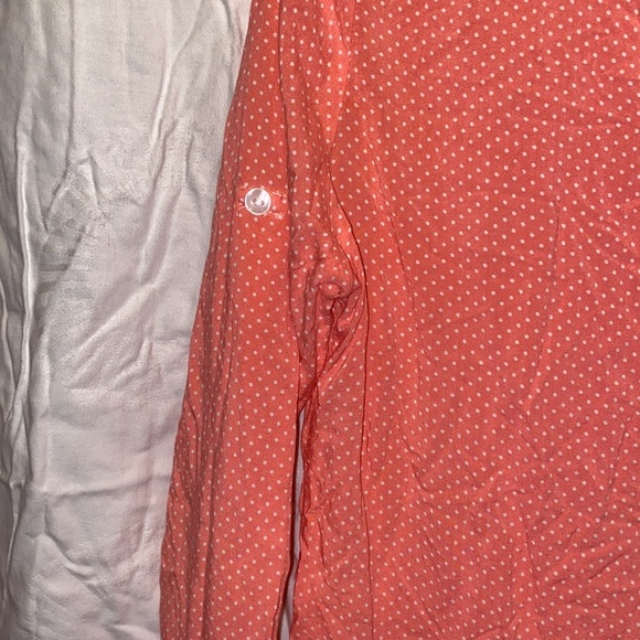 Ladies Orange shirt by “ Papa “ of Vancouver BC buttons like new - Picture 4 of 7